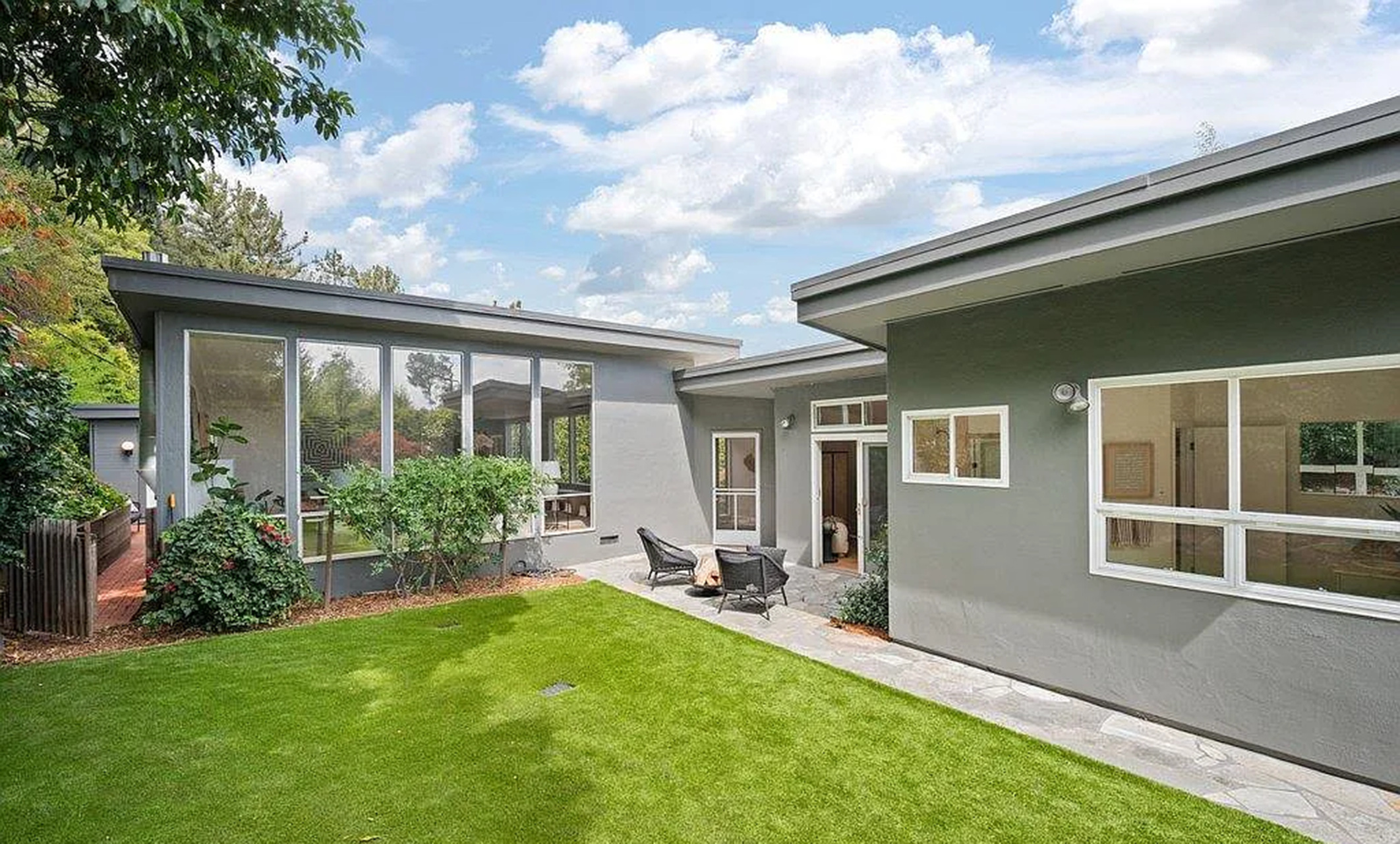 Exterior finishing example