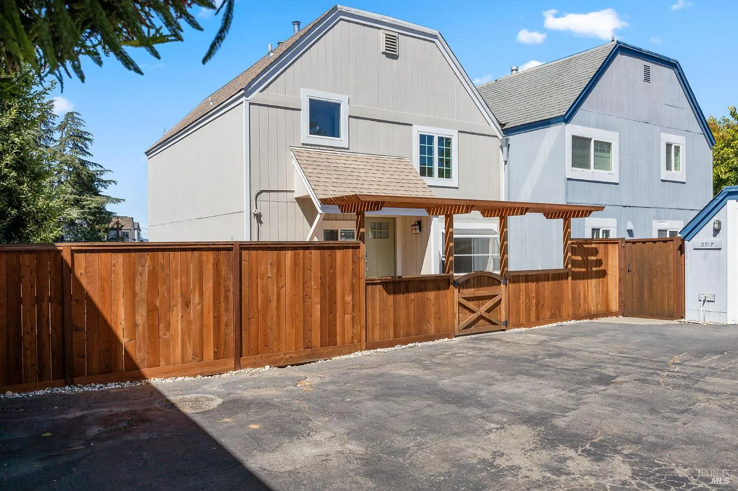 Fence restoration example