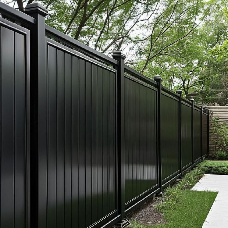 Fence restoration example