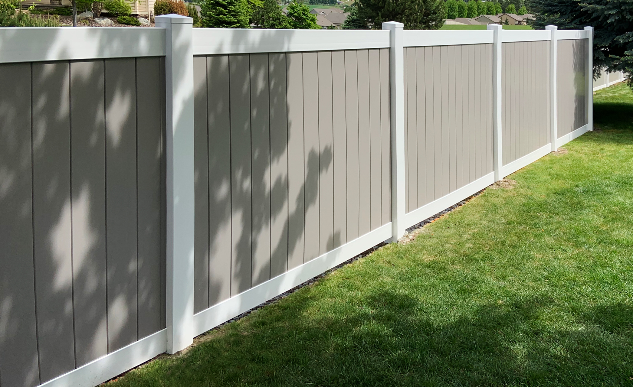 Fence restoration example