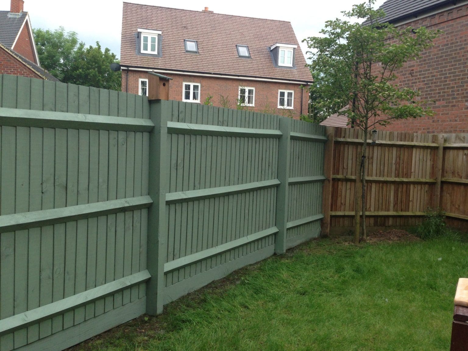 Fence restoration example