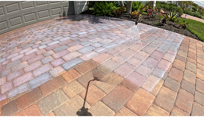 Paver restoration example