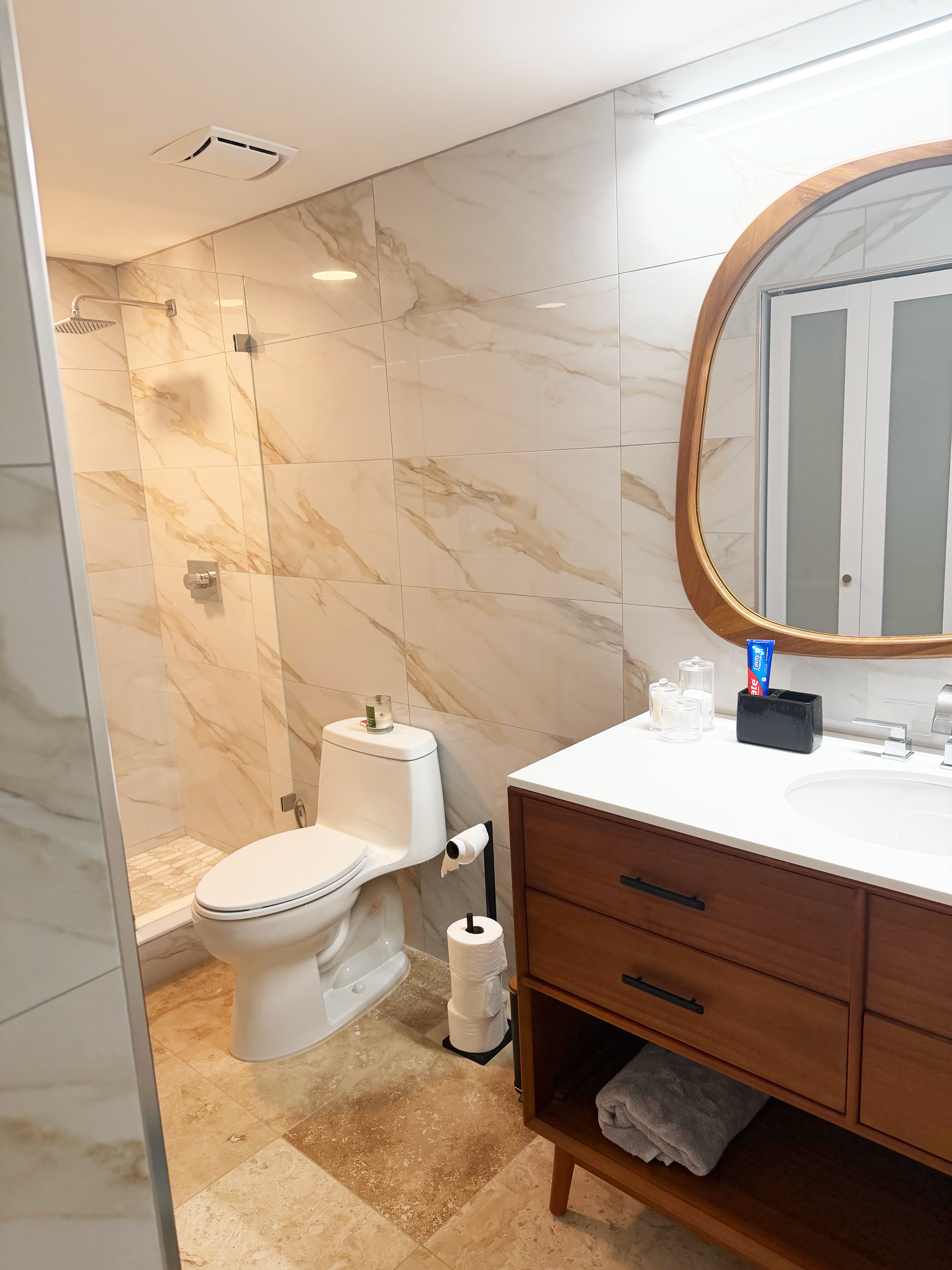 Bathroom tile remodel