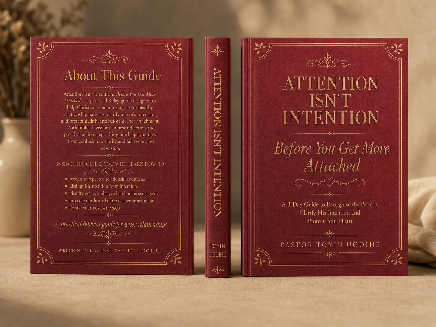 Attention Isn't Intention — Before You Get More Attached Book Mockup