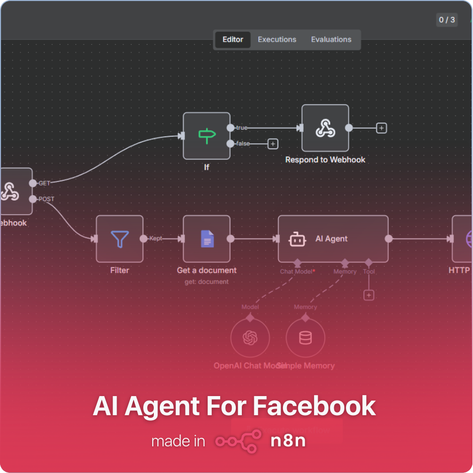[N8N] AI Agent For Facebook