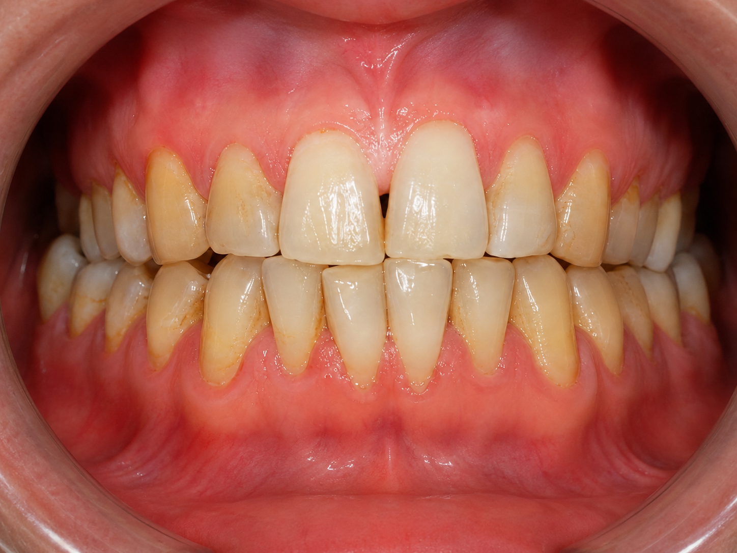 Teeth whitening before