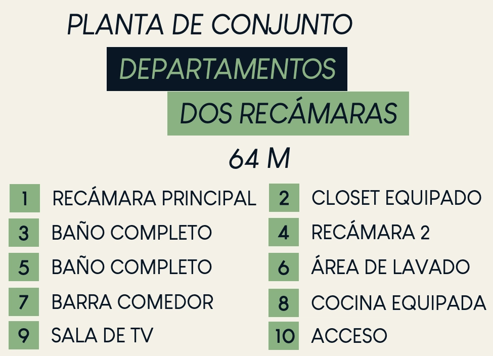 Render dos recámaras