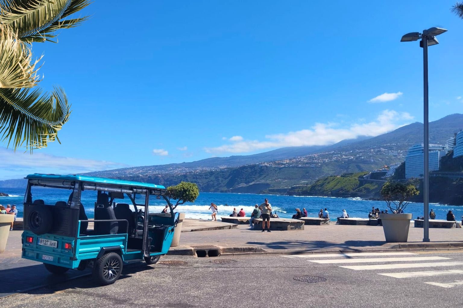 Tuk-tuk de Toketuk en el paseo marítimo