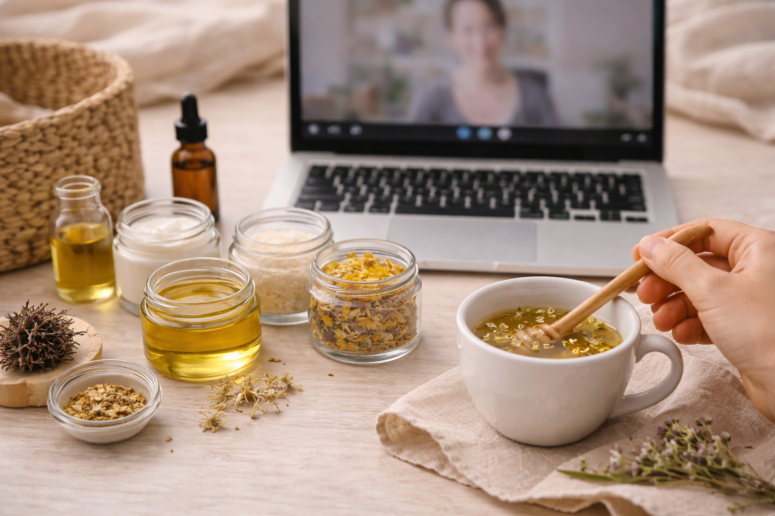 Acompañamiento en cosmética natural