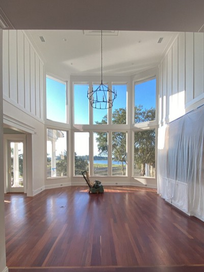 Hardwood refinishing in James Island