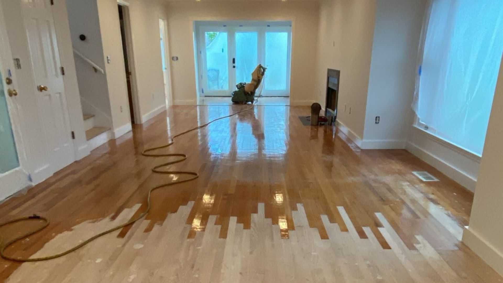Hardwood flooring repair by Solid Hardwood Flooring LLC