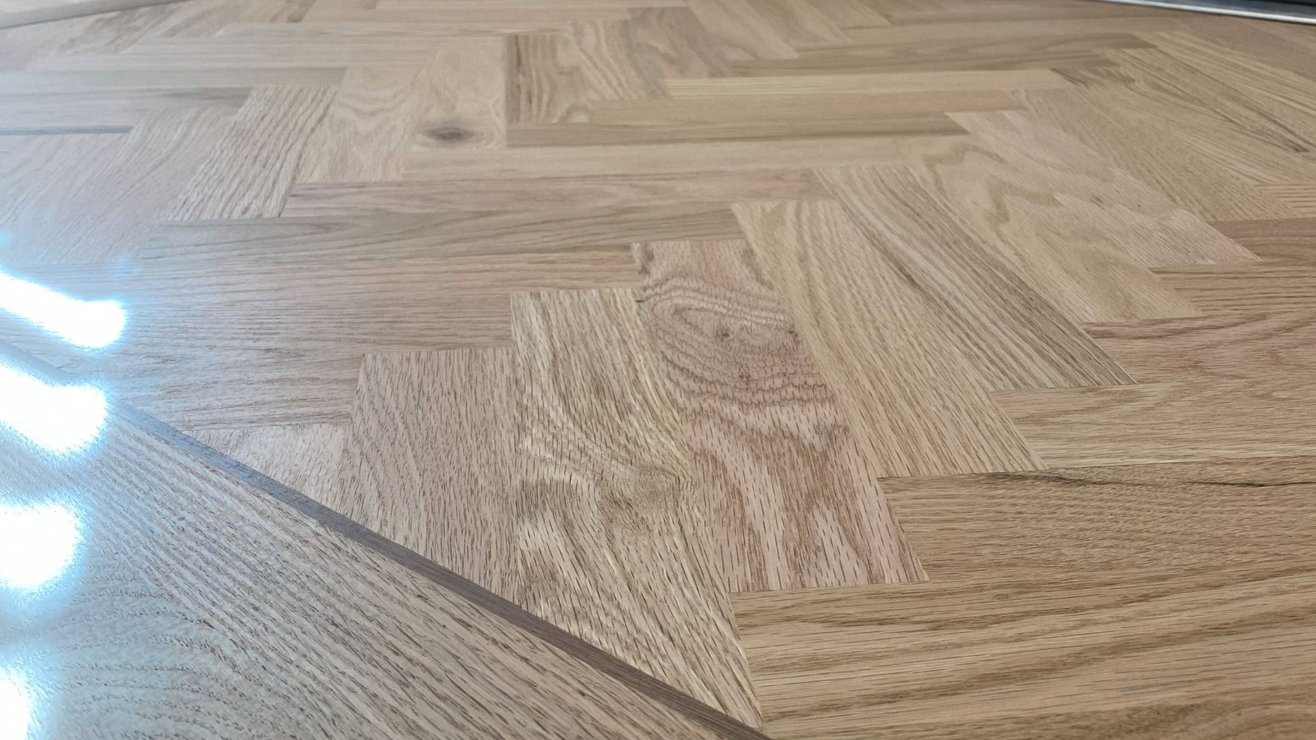 Parquet flooring installation by Solid Hardwood Flooring LLC