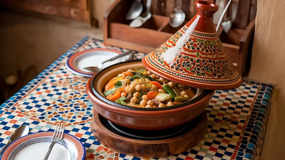 Plat traditionnel marocain Kawtar Bistro