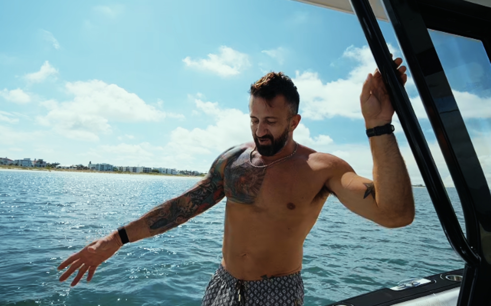 Freedom - Tony on the boat