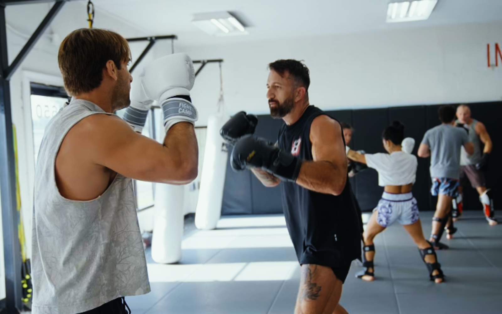 Fighting - Tony on the mats