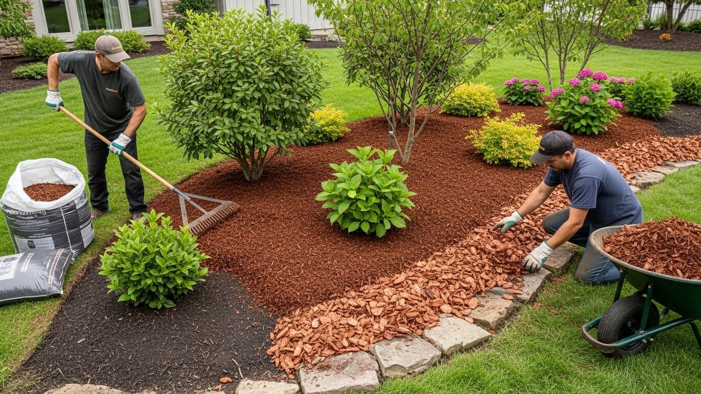 Mulching & Bark Installation in North Seattle