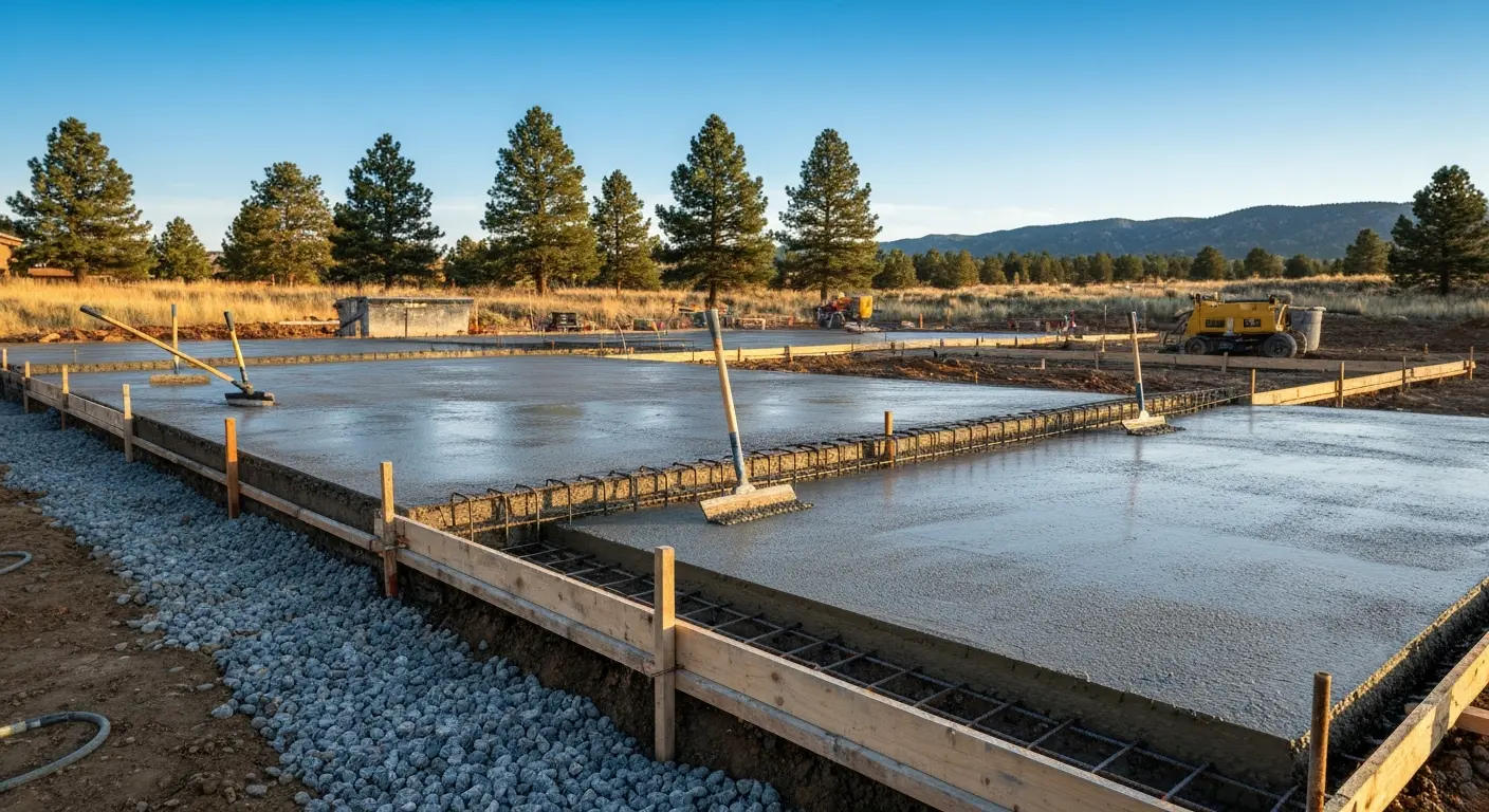 Concrete foundation in Fort Collins