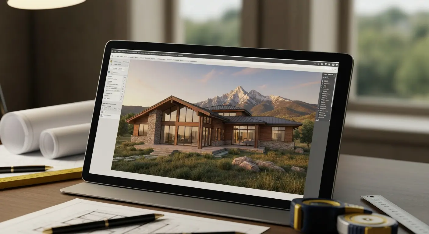 Architectural renderings for Fort Collins custom home