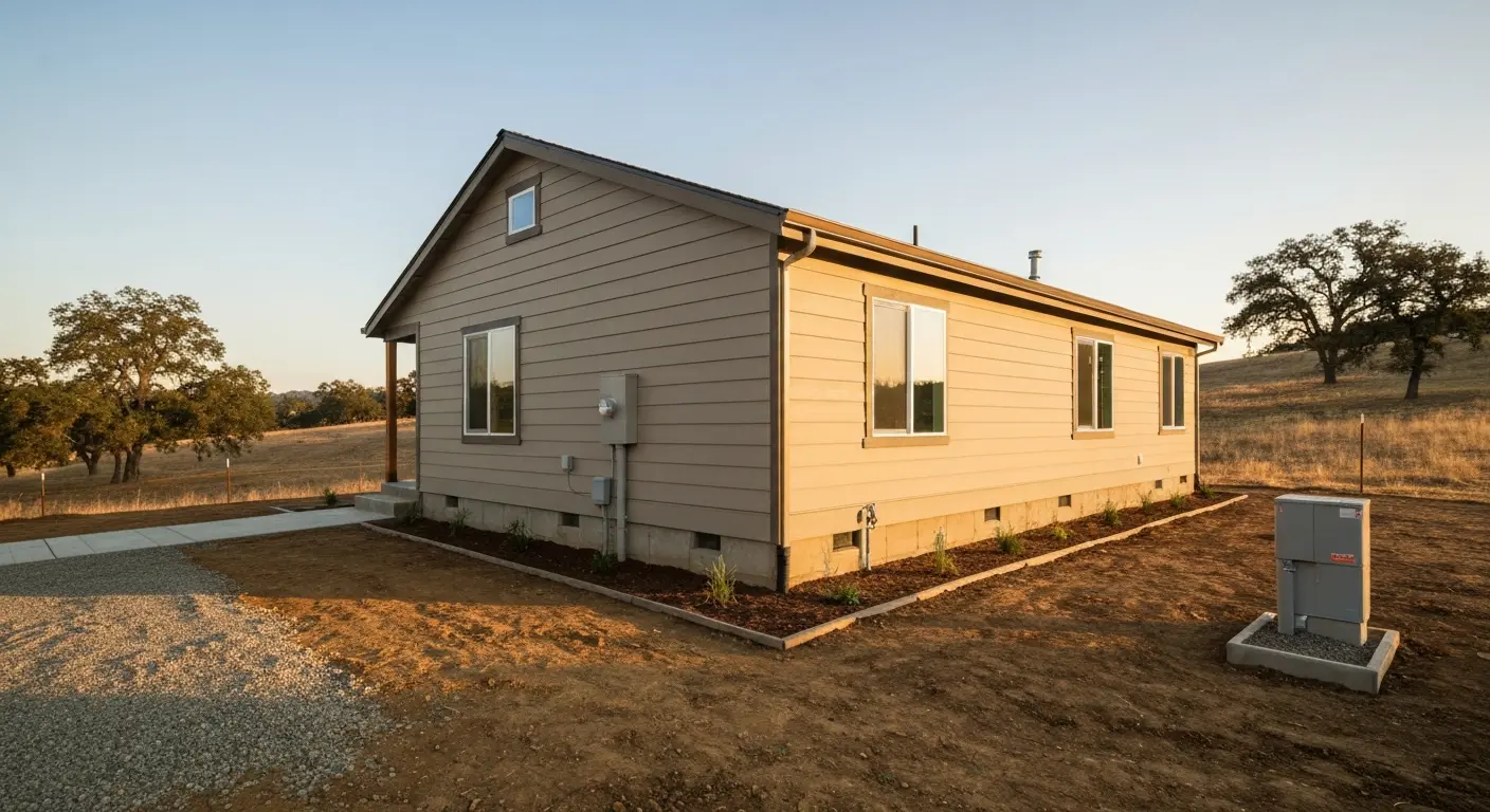 ADU small dwelling built on acreage near Livermore