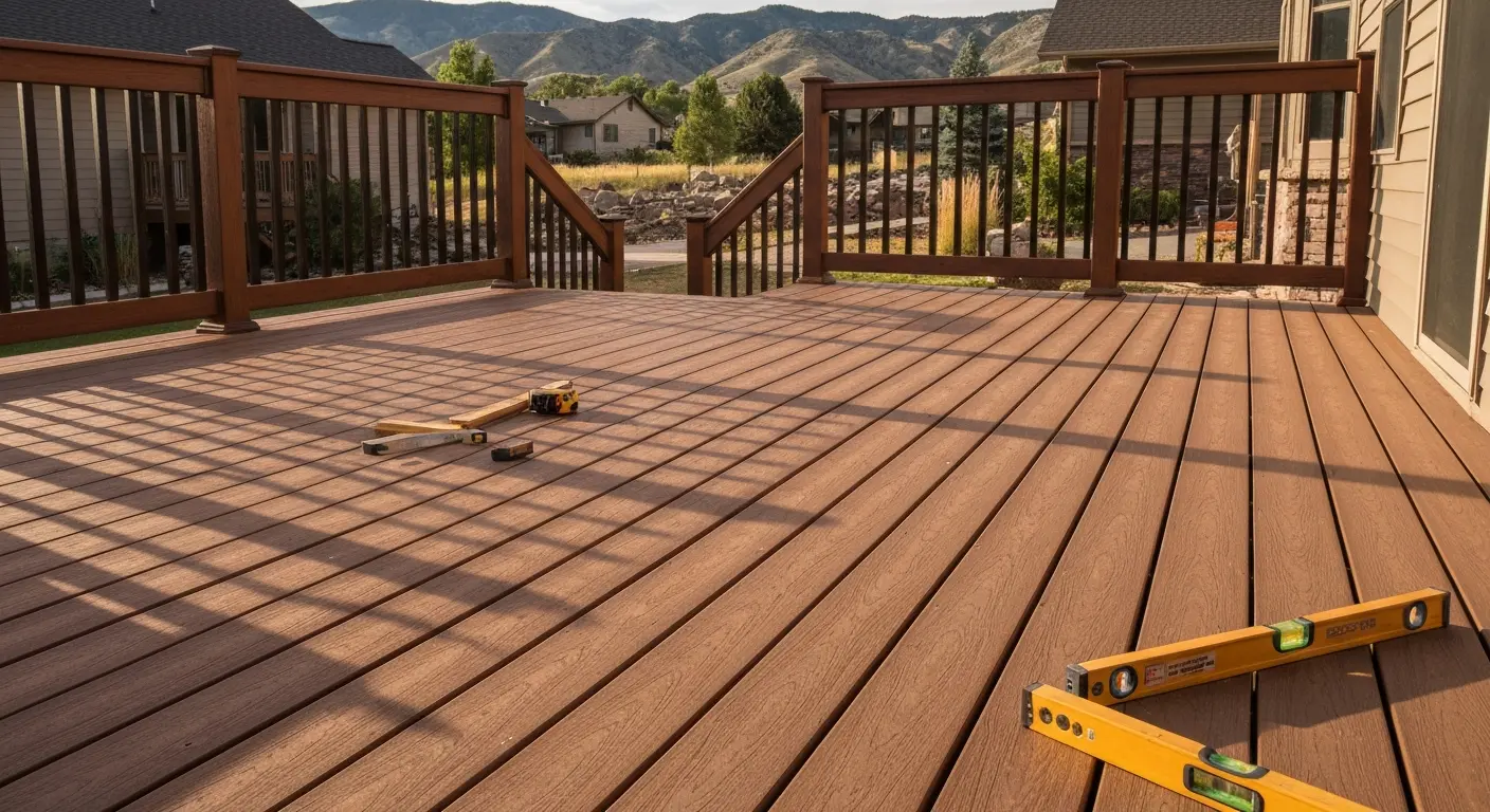 Custom deck in Fort Collins