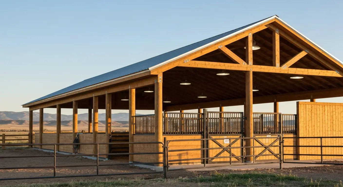Custom barn in Fort Collins area