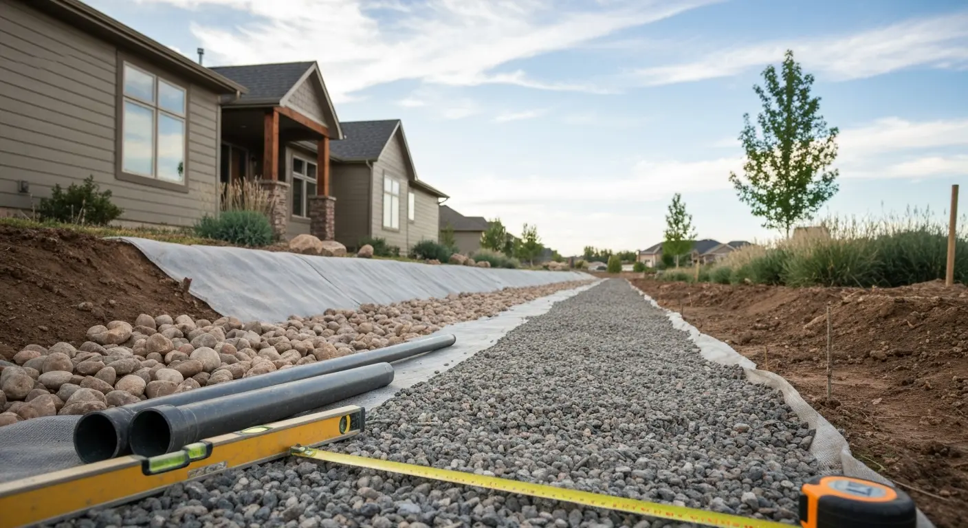 Drainage installation project