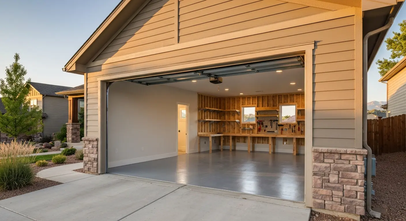 New garage construction