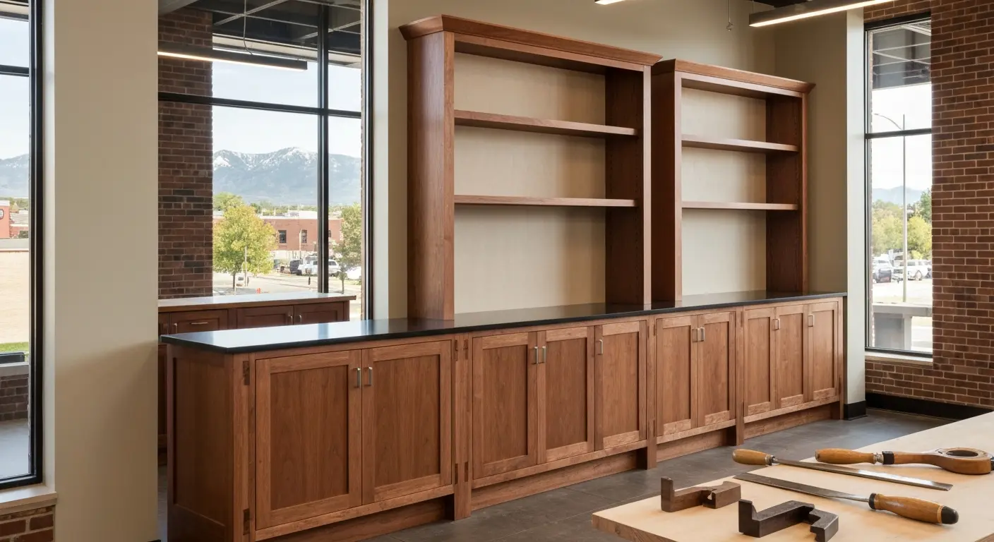 Commercial millwork and custom cabinetry