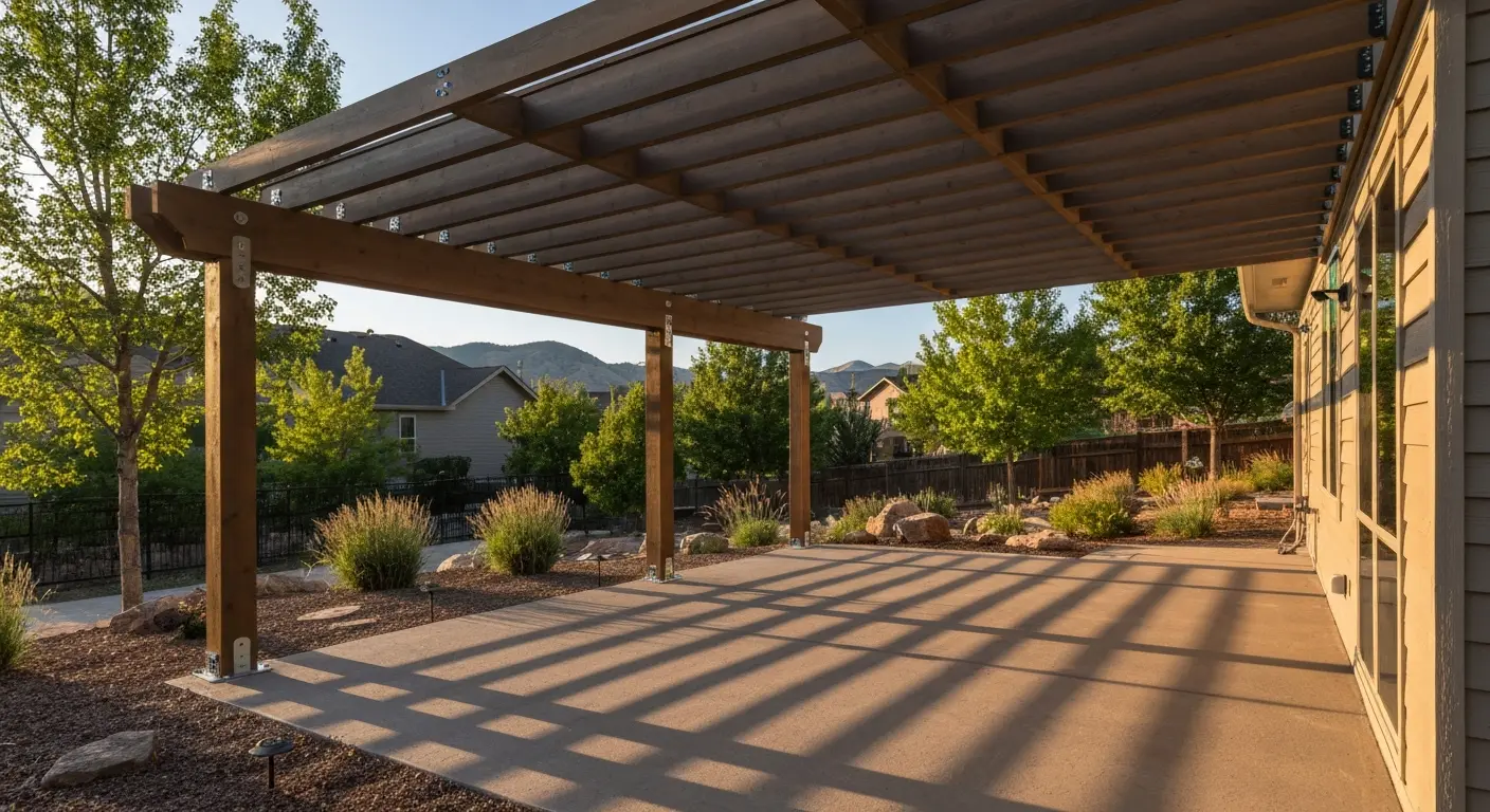 Pergola shade structure