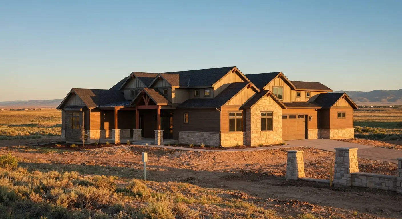 Custom home in Johnstown