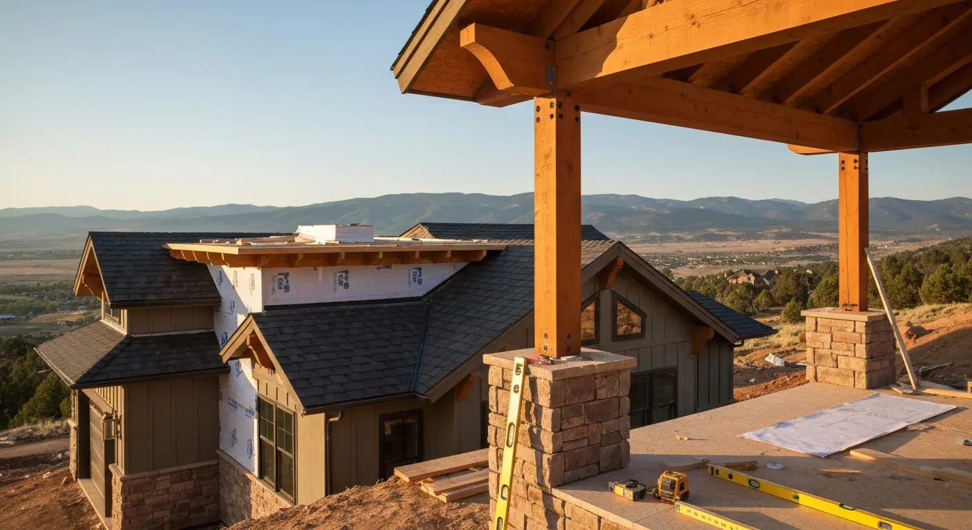 Custom home construction project