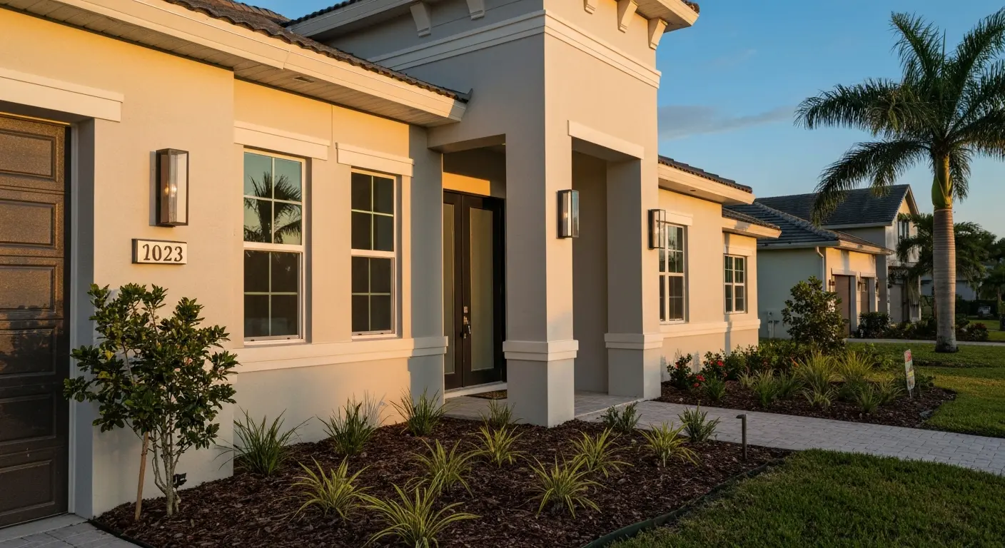 Custom home construction in Wellington neighborhoods