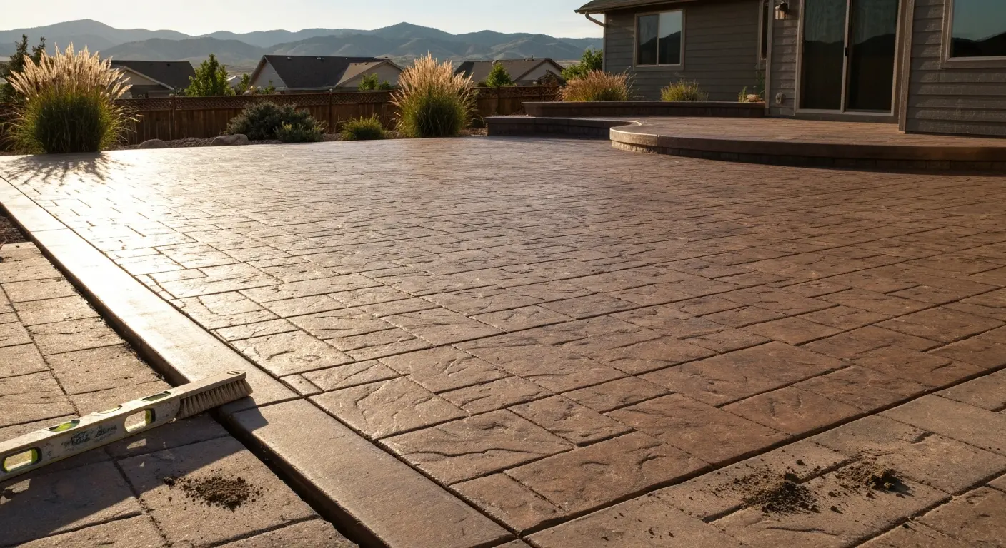 Patio hardscape