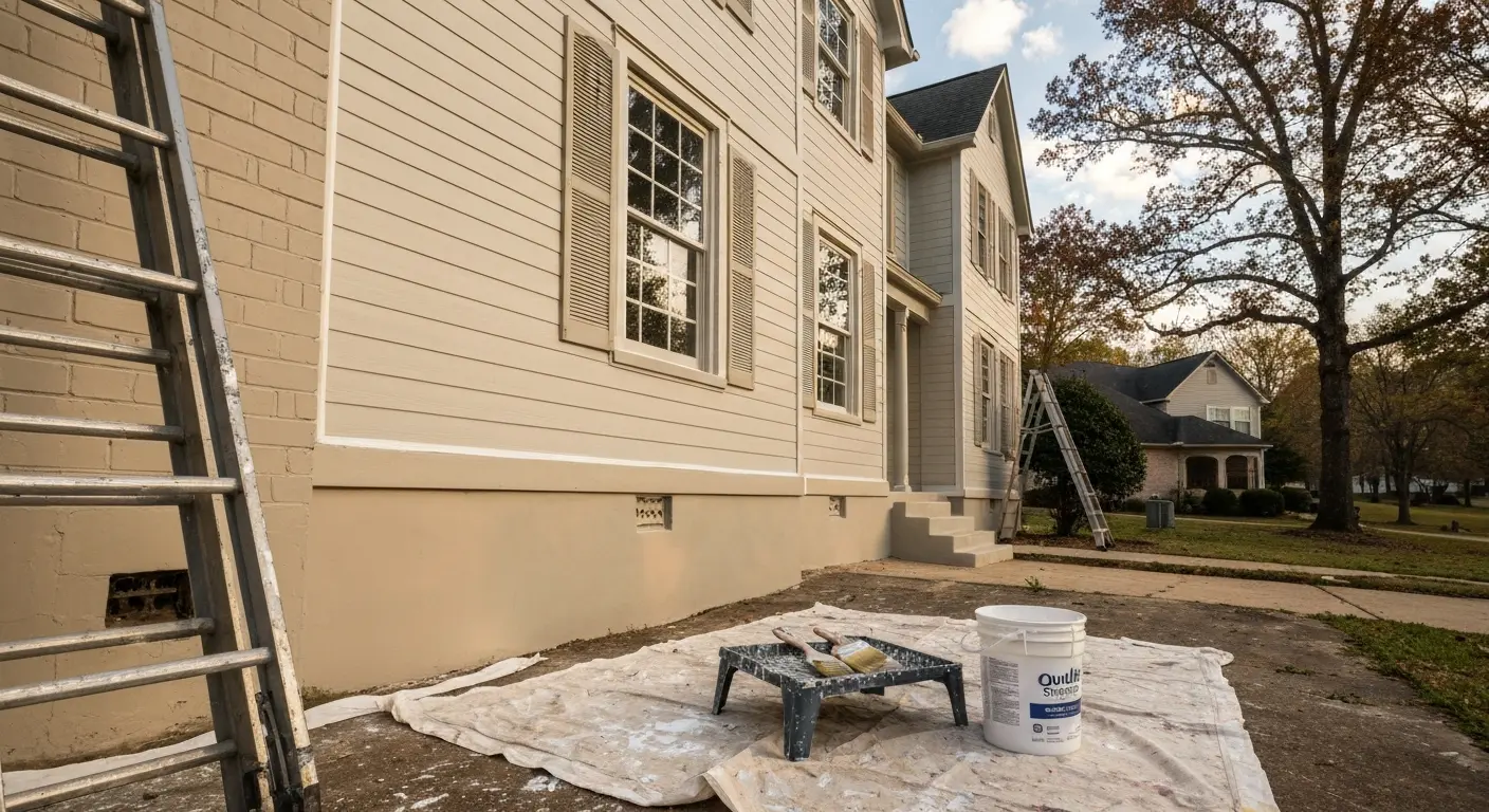 Exterior painting project