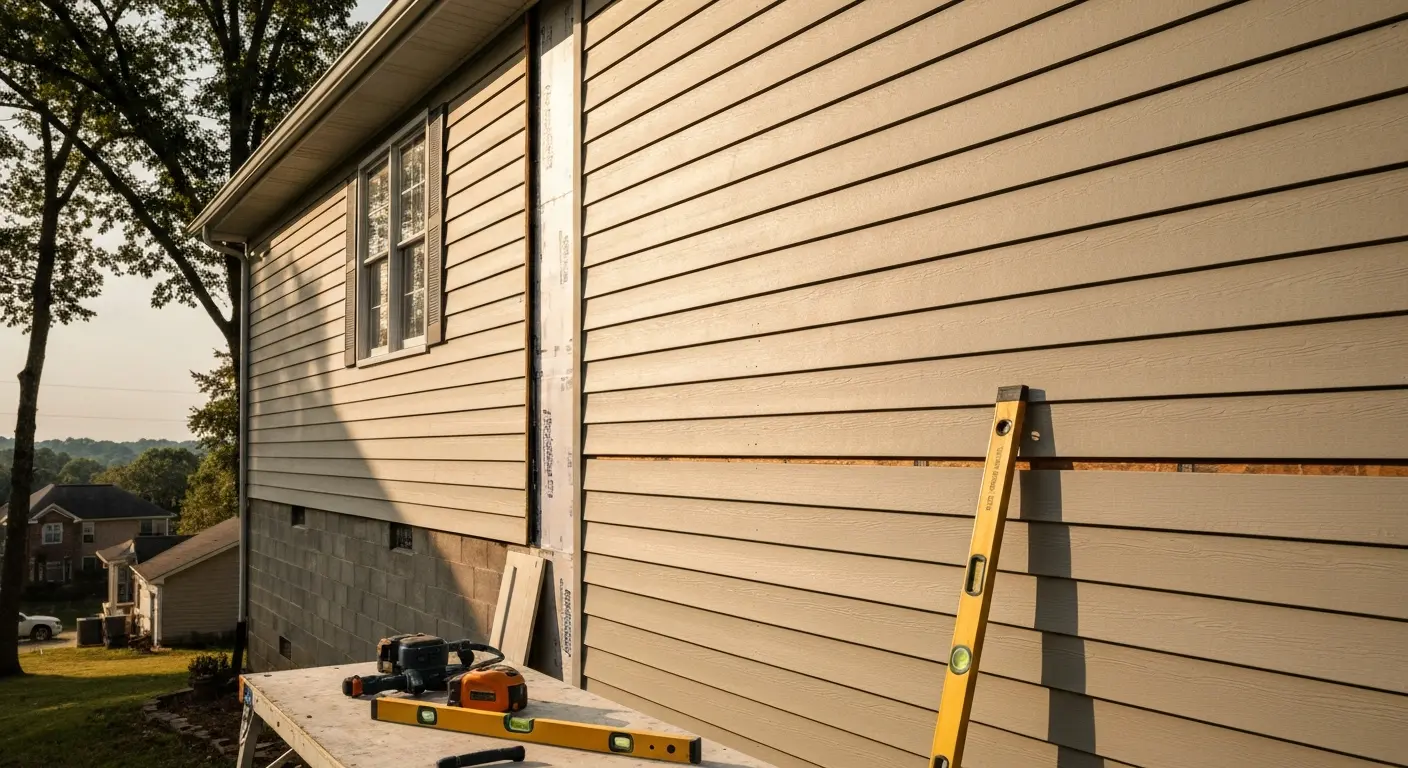 Siding replacement project