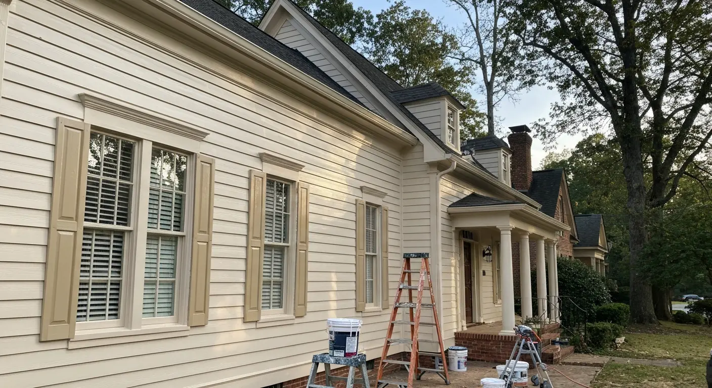 Exterior painting project
