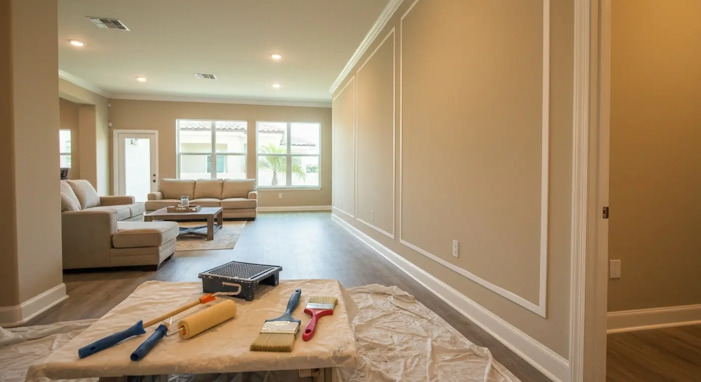 Interior painting project