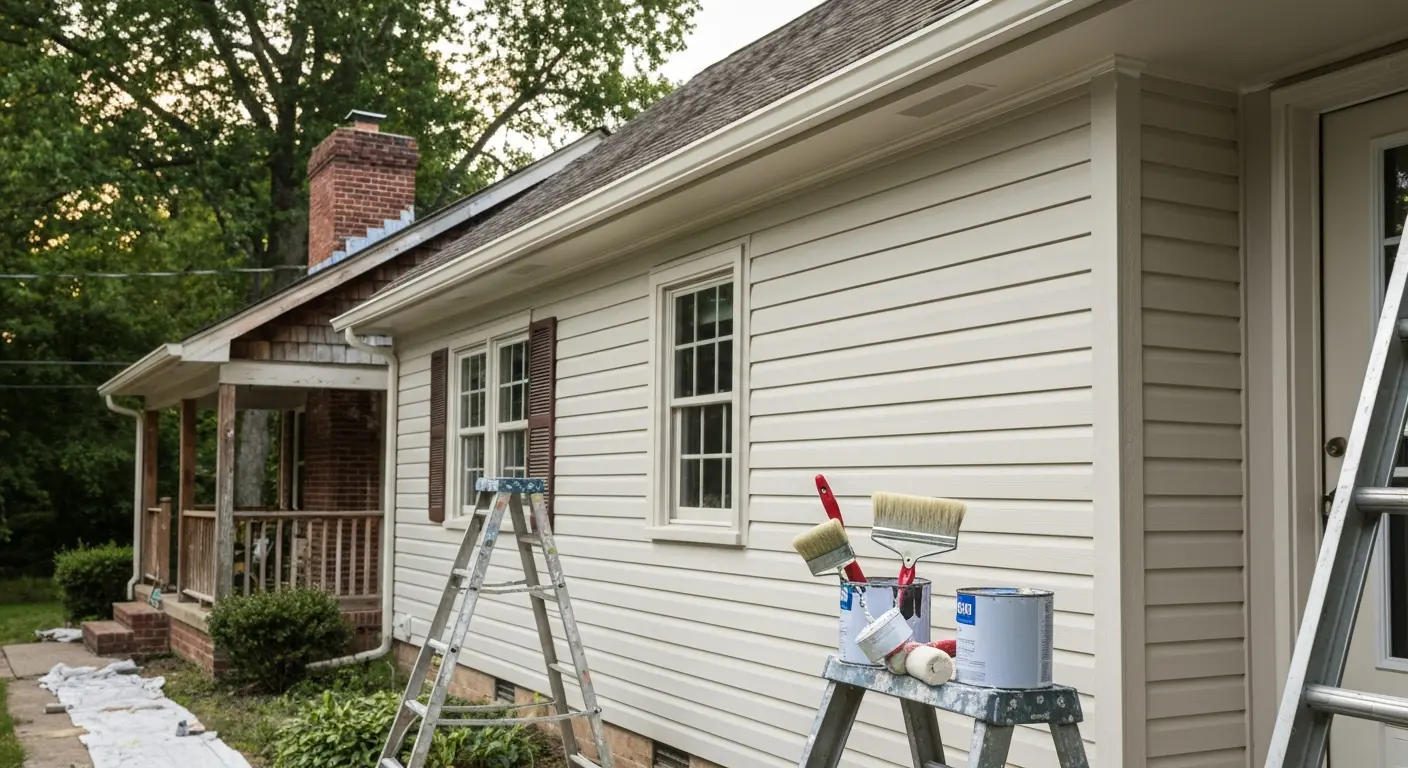 Exterior painting project