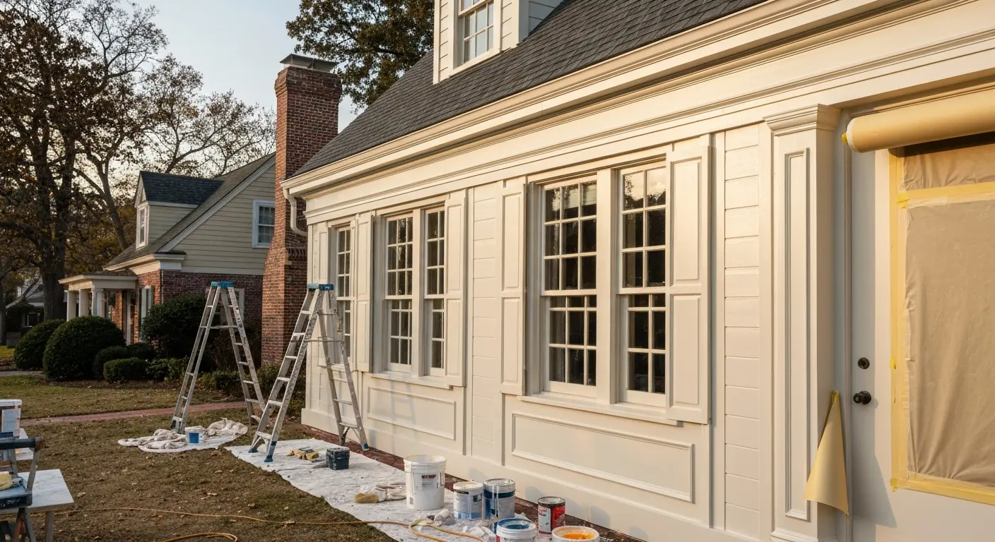 Exterior painting project