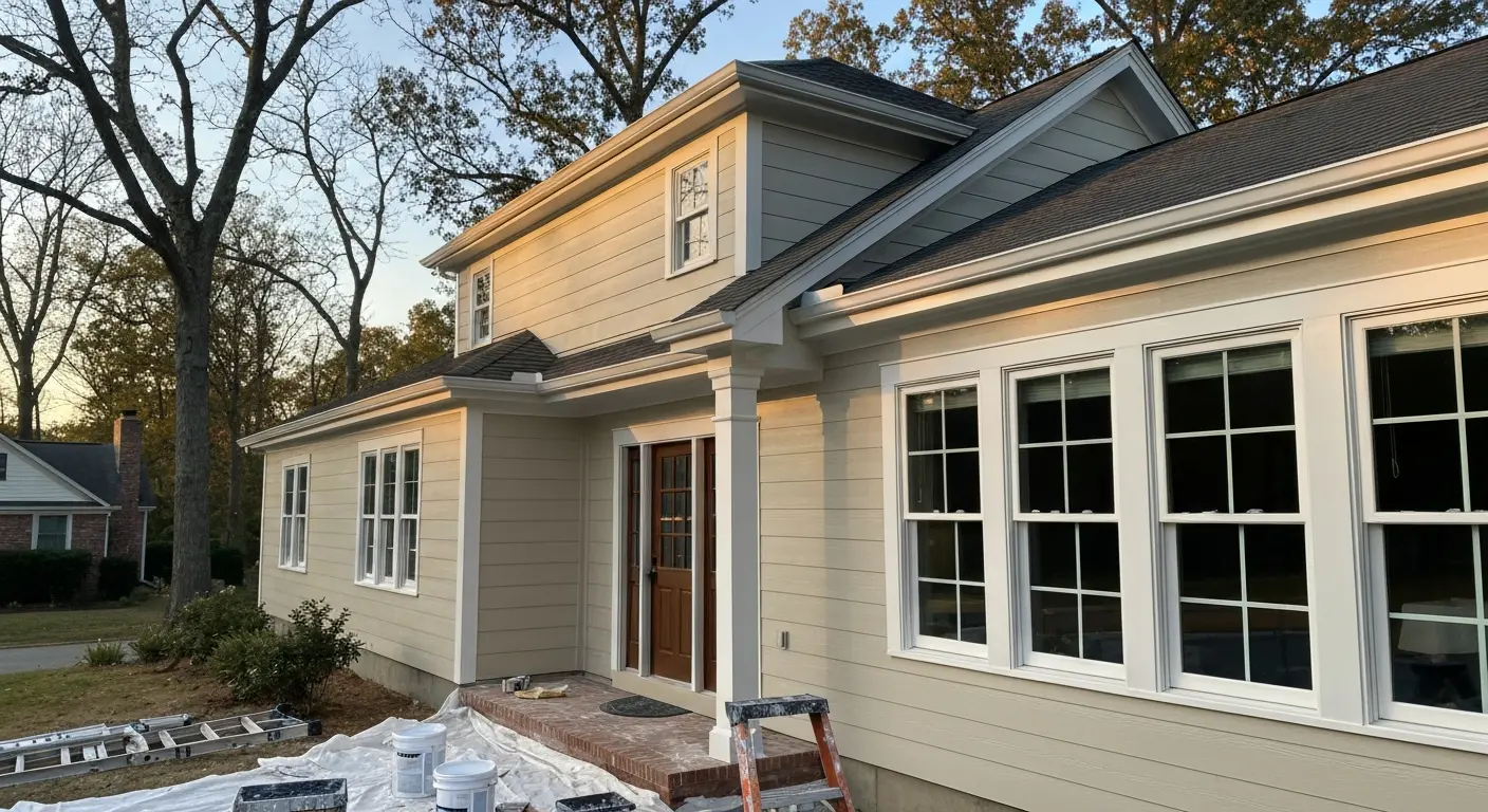 Exterior painting project