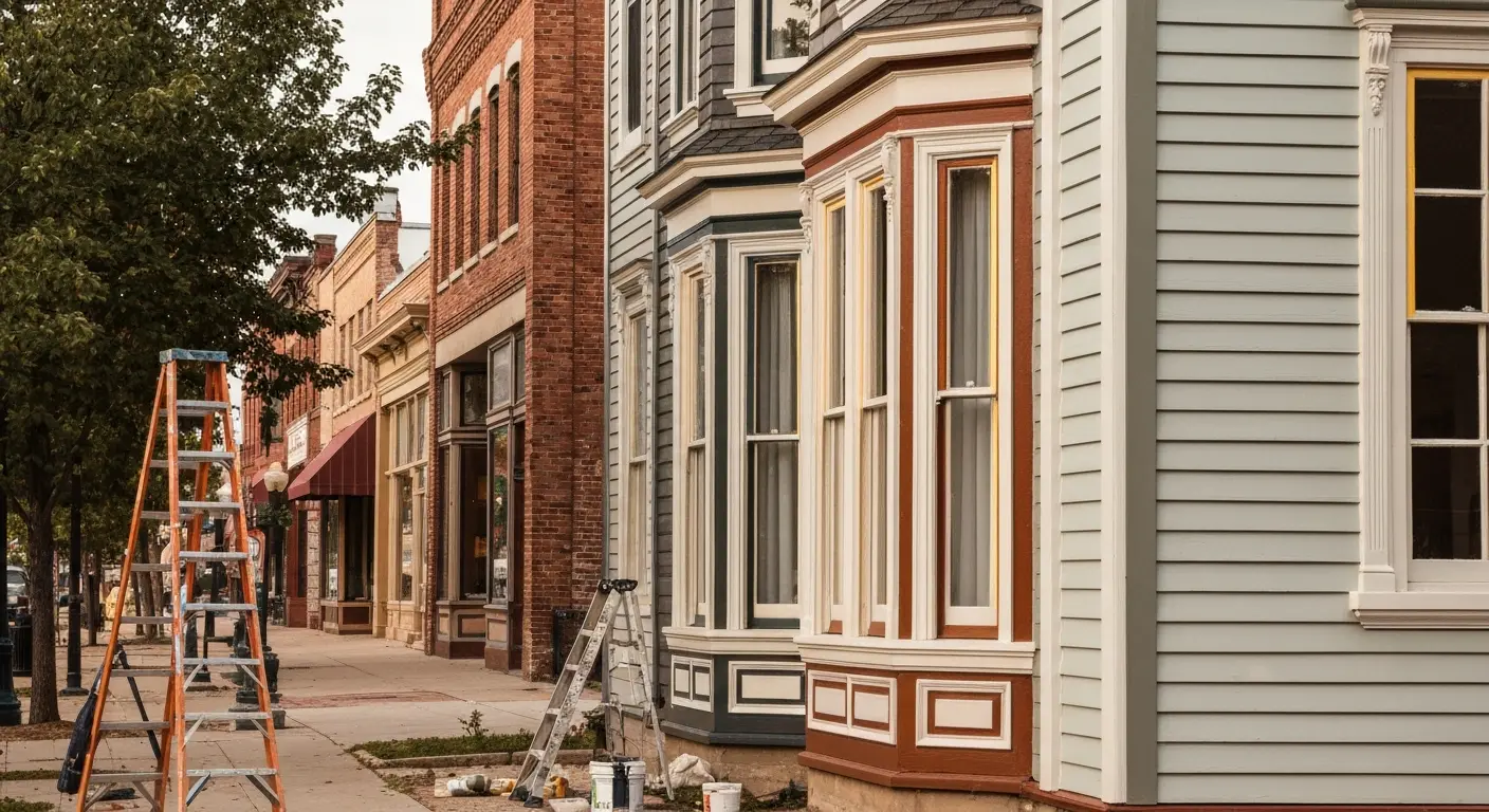 Exterior house painting