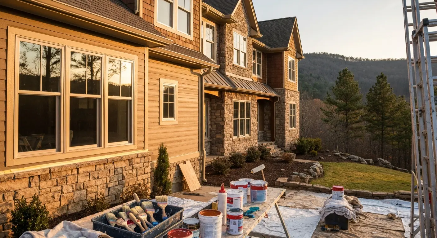 Exterior painting service