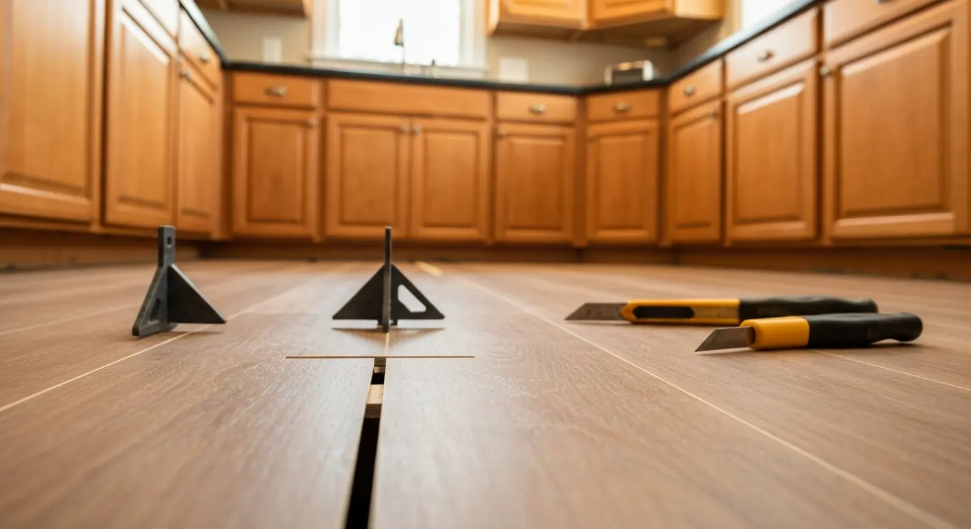 Vinyl plank installation