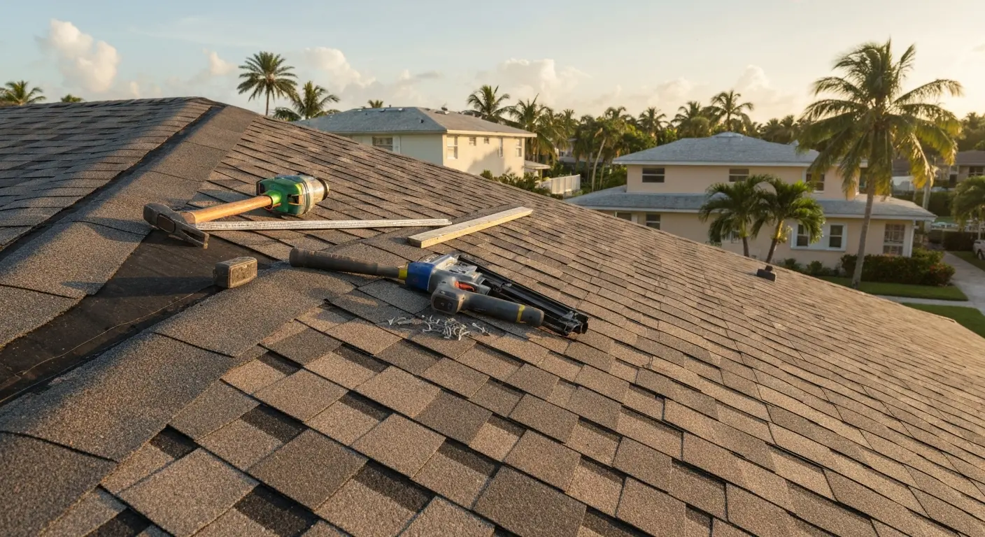 Roof repair in Pompano Beach