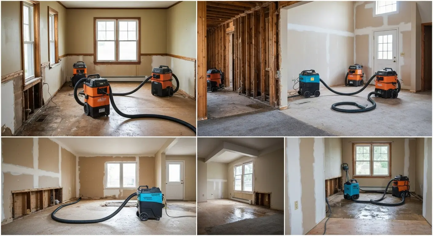 Water damage restoration and structural drying
