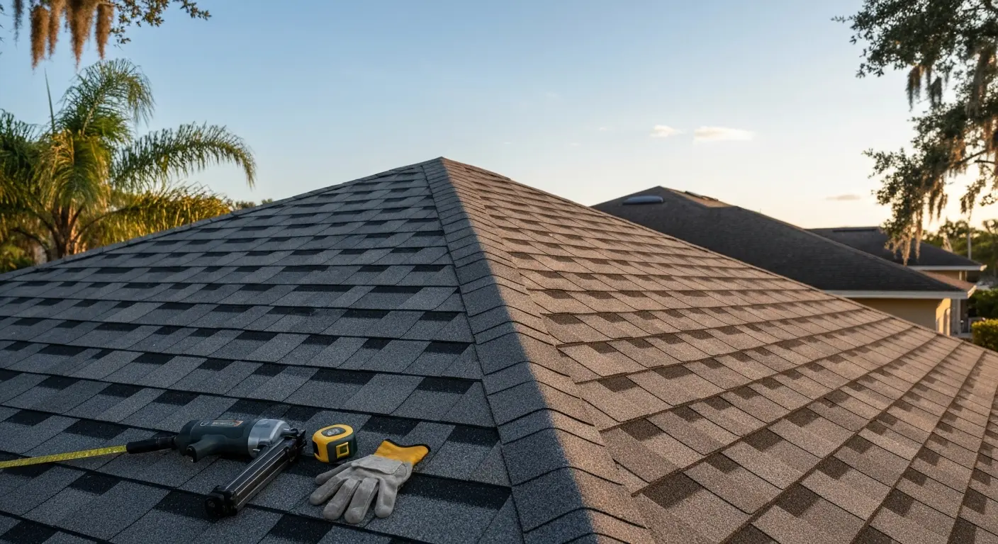 Complete roof replacement project