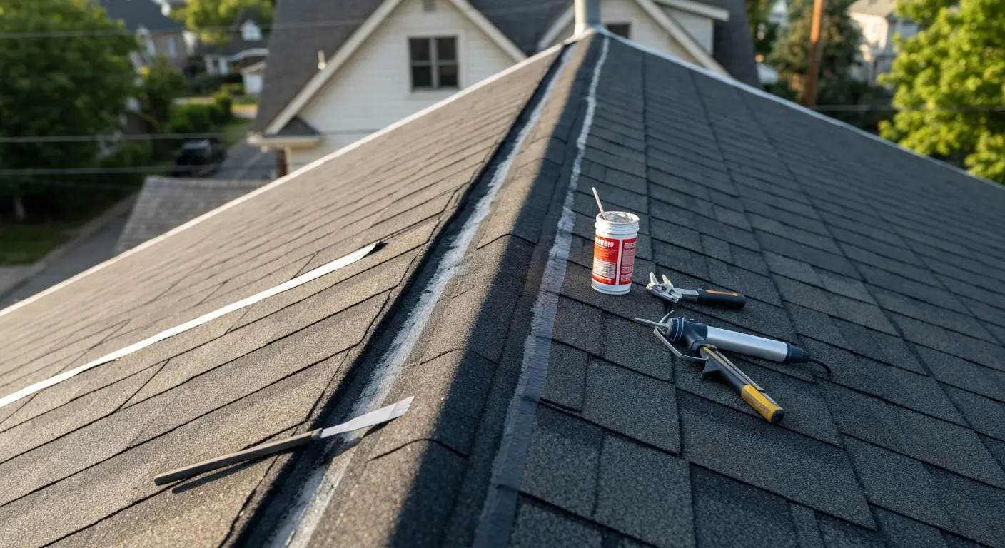 Roof leak repair and sealing