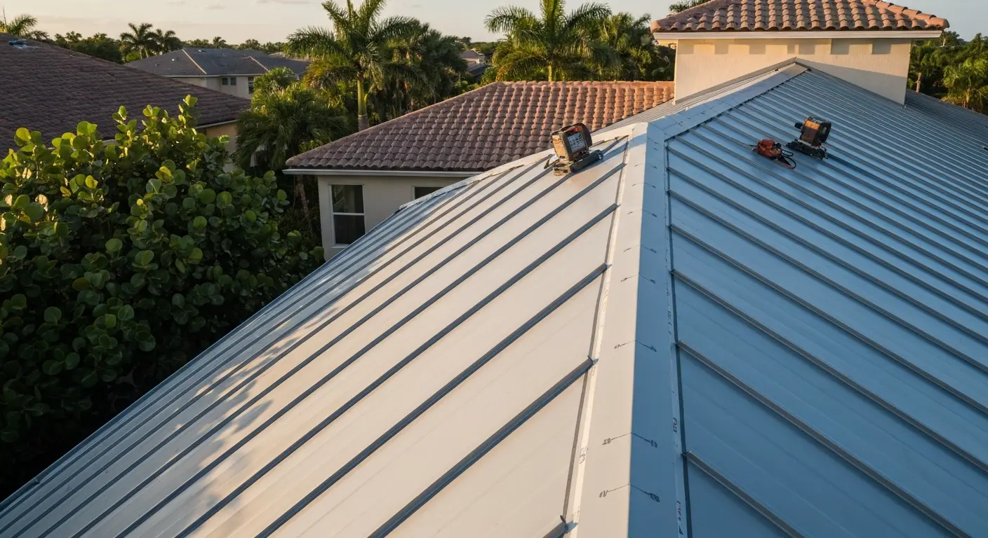 Full roof replacement installation