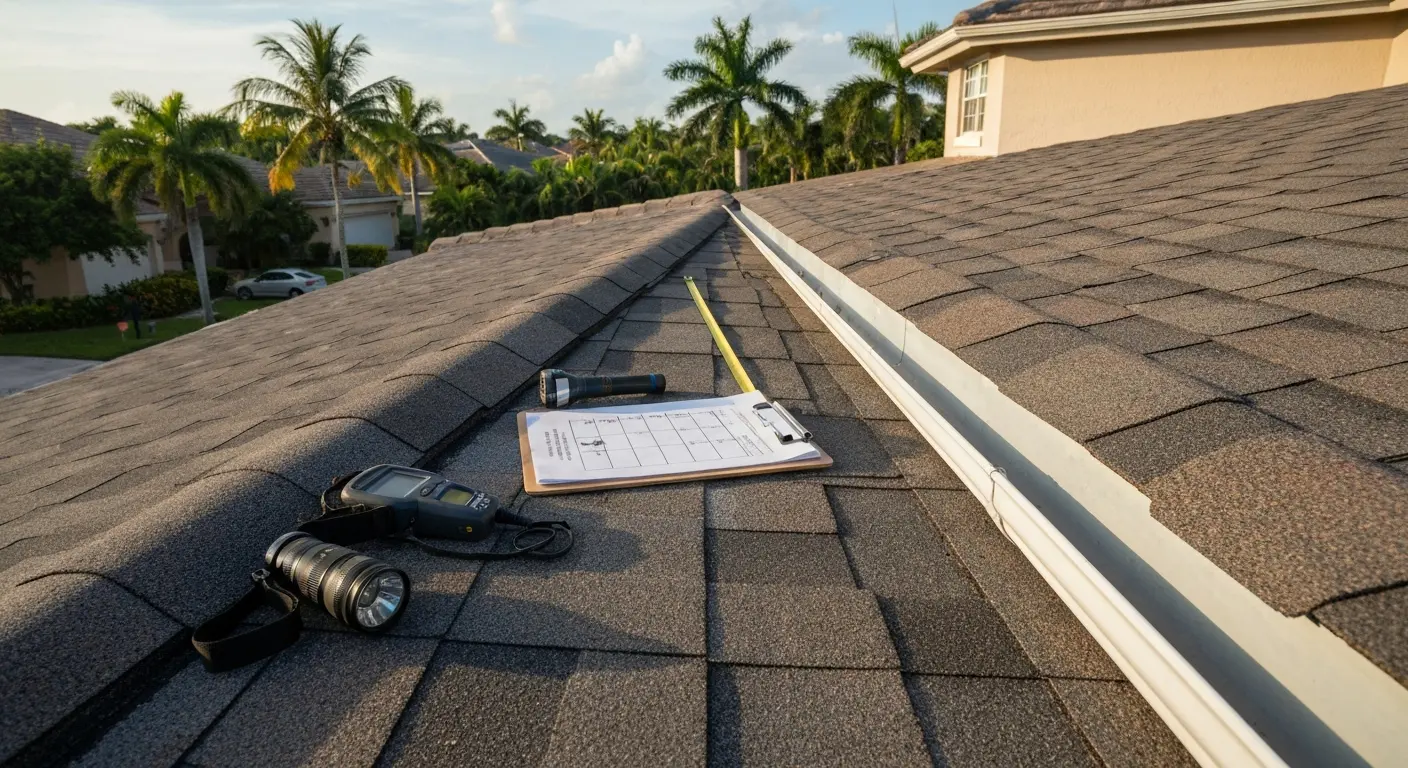 Seasonal roof inspection in Broward County