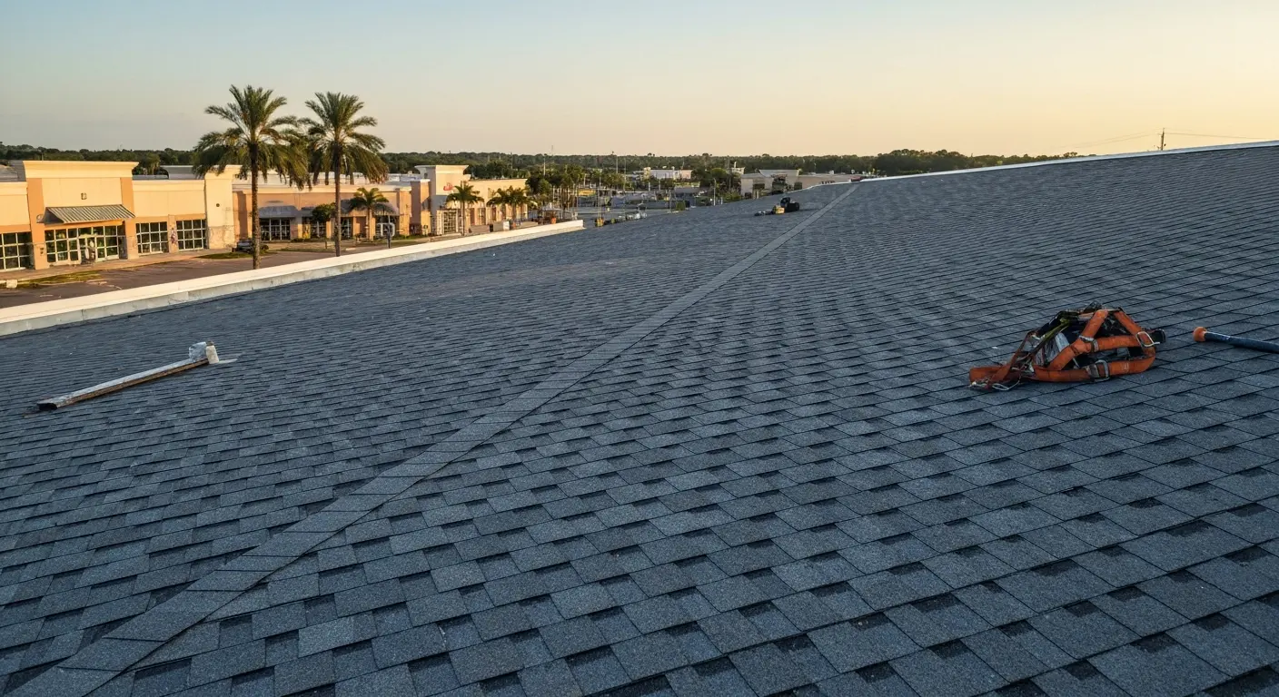 Commercial roof project